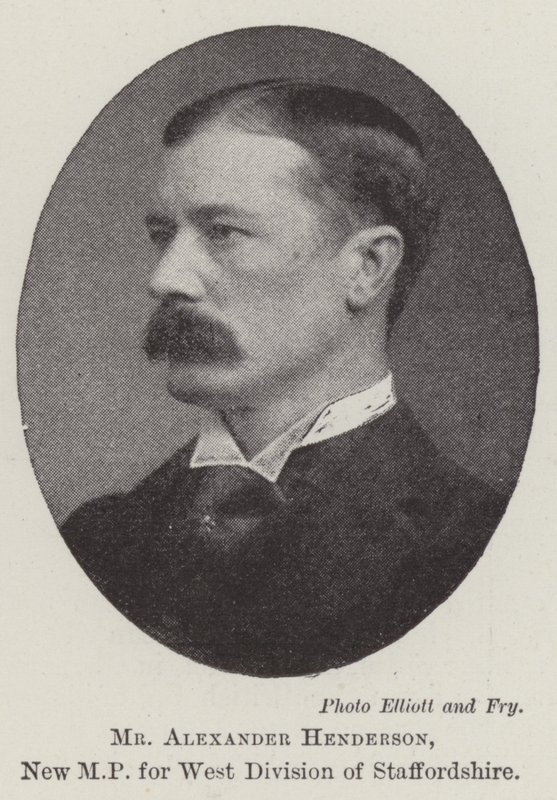Pan Alexander Henderson, nový poslanec za West Division of Staffordshire od English Photographer