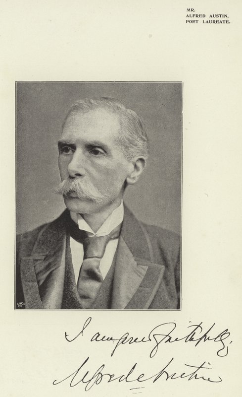 Pan Alfred Austin, laureát básníka od English Photographer