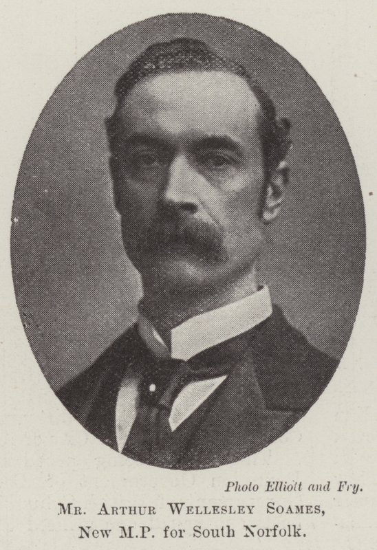 Pan Arthur Wellesley Soames, nový poslanec za jižní Norfolk od English Photographer