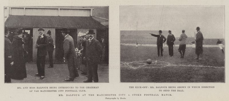 Pan Balfour na fotbalovém utkání Manchester City proti Stoke od English Photographer