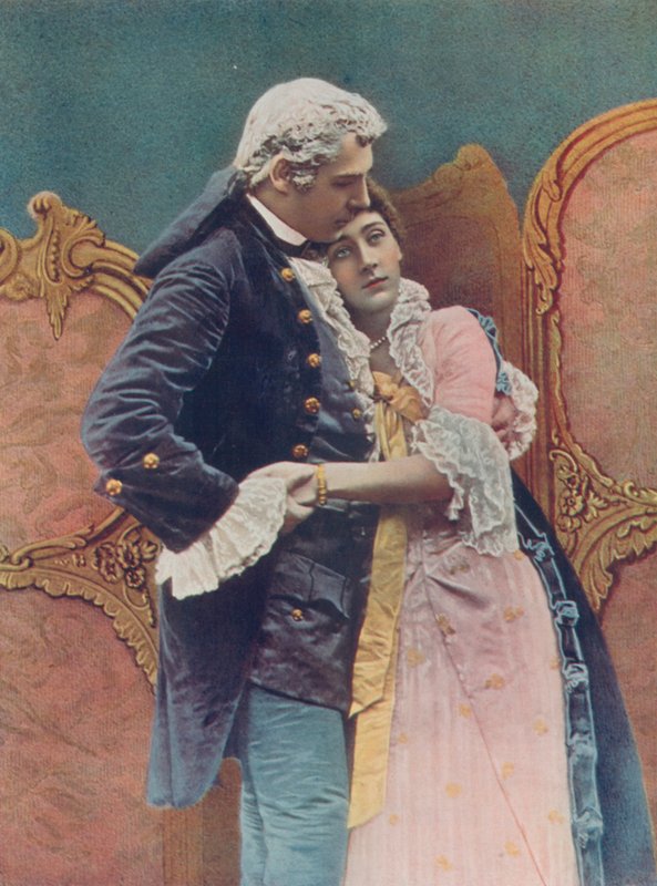 Pan Charles Wyndham a slečna Mary Moore od English Photographer