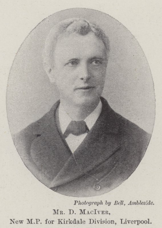 Pan D MacIver, nový poslanec za Kirkdale Division, Liverpool od English Photographer