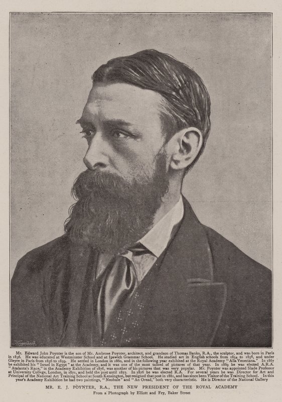 Pan E J Poynter, RA, nový prezident Královské akademie od English Photographer