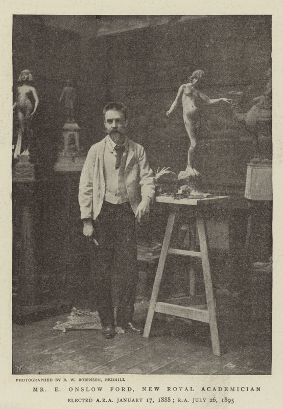 Pan E Onslow Ford, nový královský akademik od English Photographer