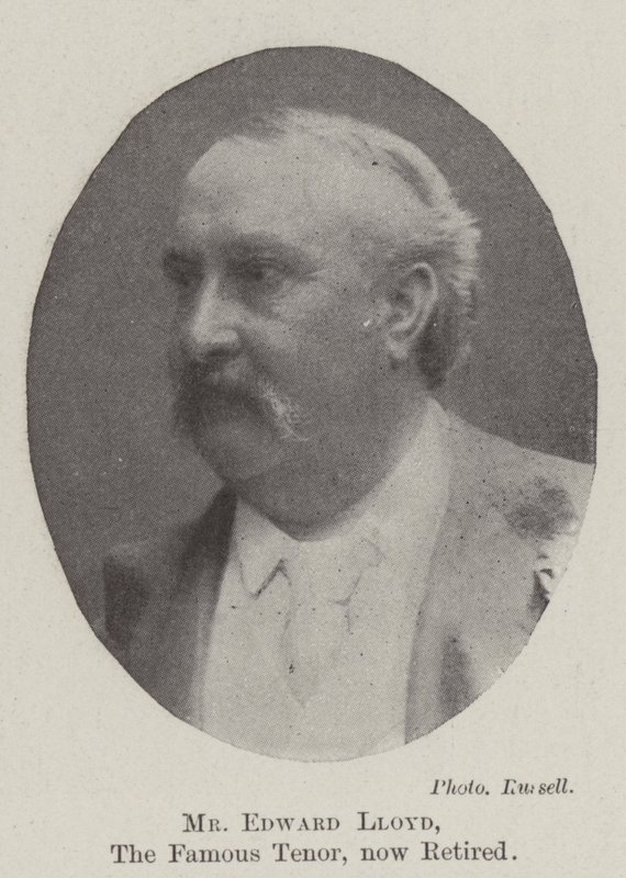 Pan Edward Lloyd, slavný tenor, je nyní v důchodu od English Photographer