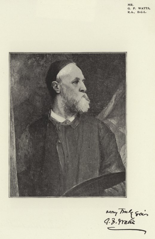 Pan G F Watts, RA, DCL od English Photographer