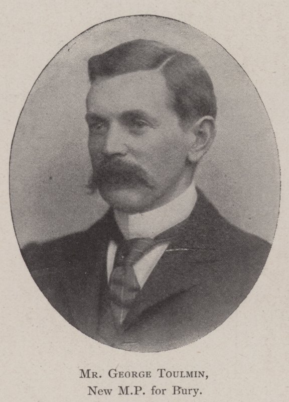 Pan George Toulmin, nový poslanec za Bury od English Photographer