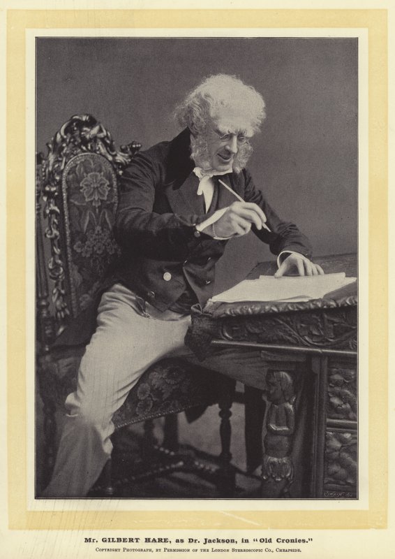 Pan Gilbert Hare jako doktor Jackson ve filmu Old Cronies od English Photographer
