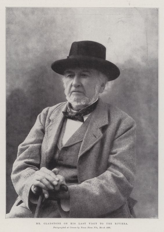 Pan Gladstone na své poslední návštěvě Riviéry od English Photographer