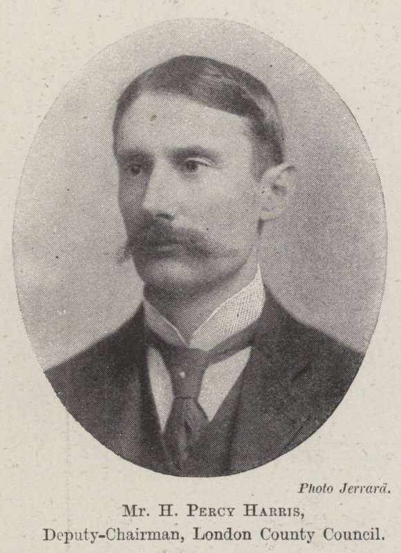 Pan H Percy Harris, místopředseda, London County Council od English Photographer