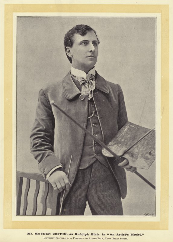 Pan Hayden Coffin jako Rudolph Blair ve filmu An Artists Model od English Photographer