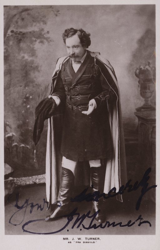 Pan JW Turner jako Fra Diavolo od English Photographer
