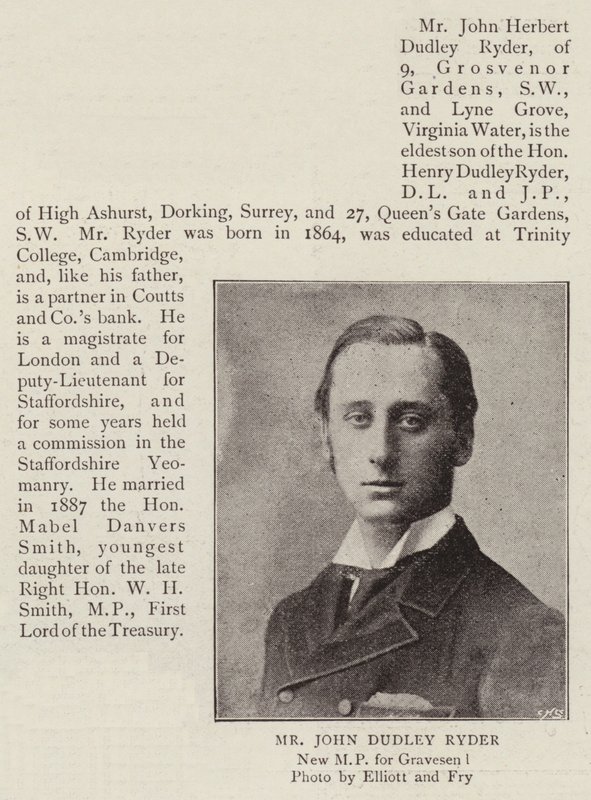 Pan John Dudley Ryder od English Photographer