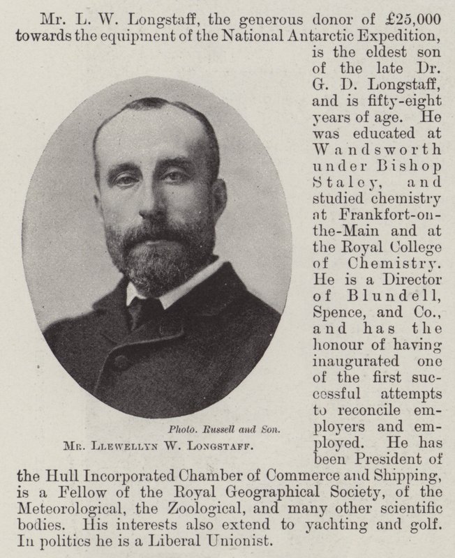Pan Llewellyn W Longstaff od English Photographer