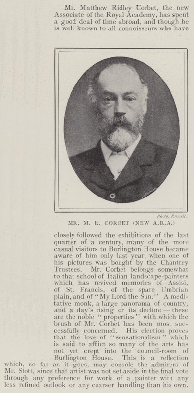 Pan M R Corbett, New ERA od English Photographer