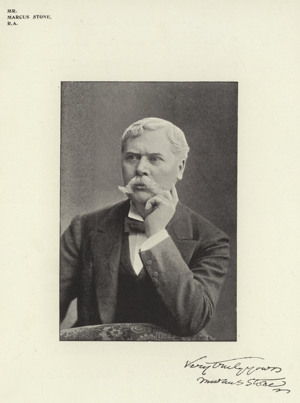 Pan Marcus Stone, RA od English Photographer