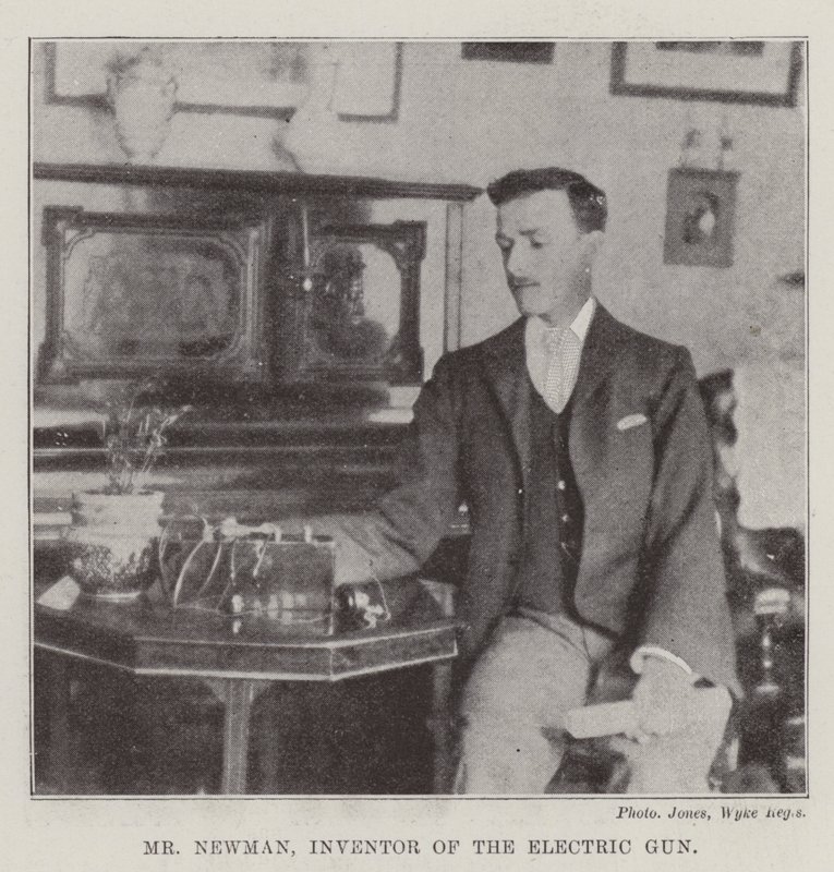 Pan Newman, vynálezce elektrické zbraně od English Photographer