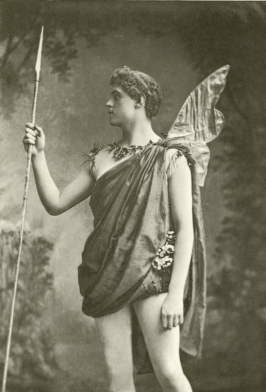 Pan Otto Stuart jako Oberon (hlubotisk) od English Photographer