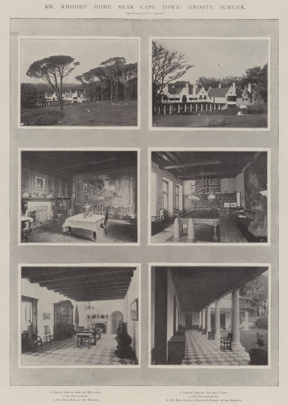 Pan Rhodes Home poblíž Kapského Města, Groote Schuur od English Photographer