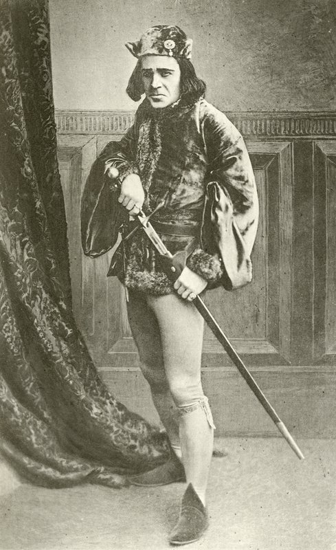 Pan Richard Mansfield jako Richard III (hlubotisk) od English Photographer