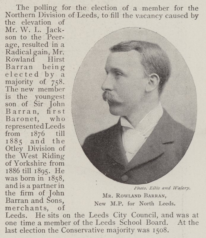 Pan Rowland Barran, nový poslanec za North Leeds od English Photographer