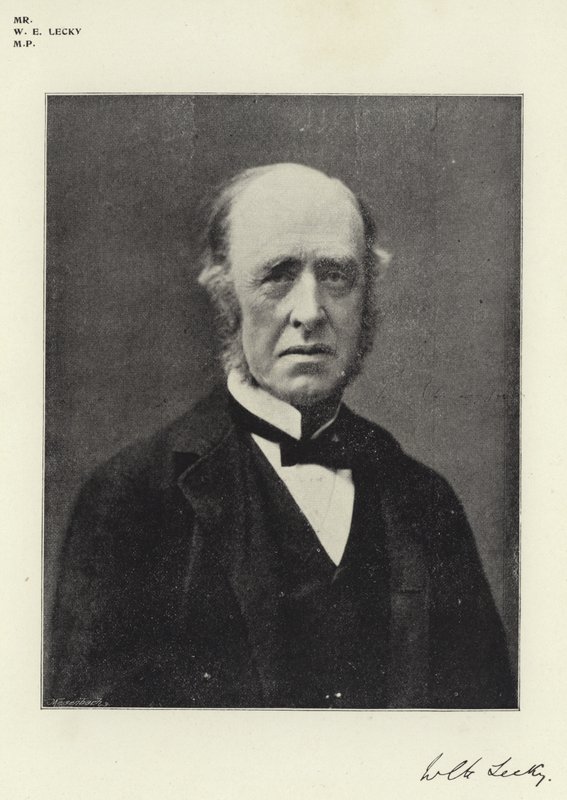Pan W E Lecky, poslanec od English Photographer