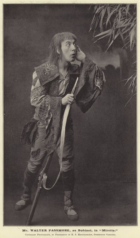 Pan Walter Passmore jako Bobinet v Mirette od English Photographer