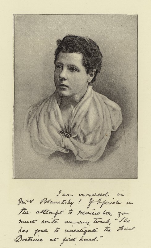 paní Annie Besant od English Photographer