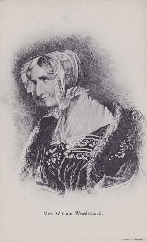 Paní William Wordsworth, manželka básníka (č/b foto) od English Photographer