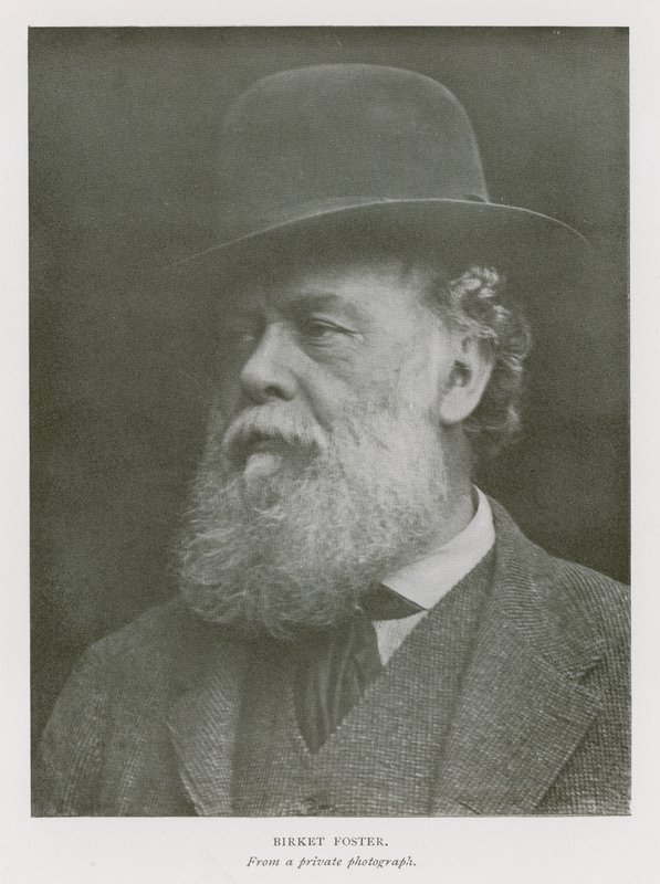Myles Birket Foster, anglický umělec (černobílá fotografie) od English Photographer