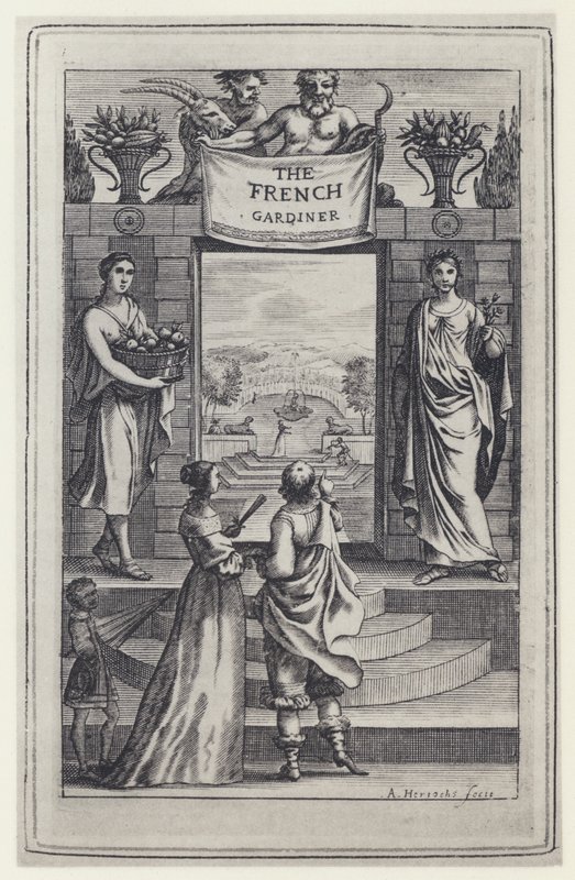 N de Bonnefons, Francouzský Gardiner, Tr J Evelyn, J Crooke 1658 (čb foto) od English Photographer
