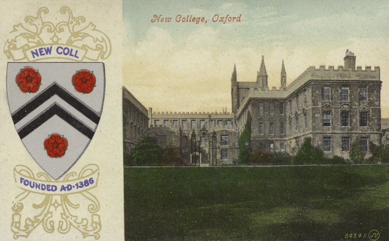 New College, Oxford (barevná fotografie) od English Photographer