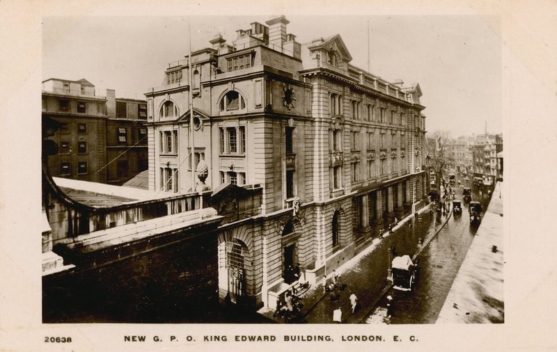 Nová budova GPO King Edward Building, EC od English Photographer