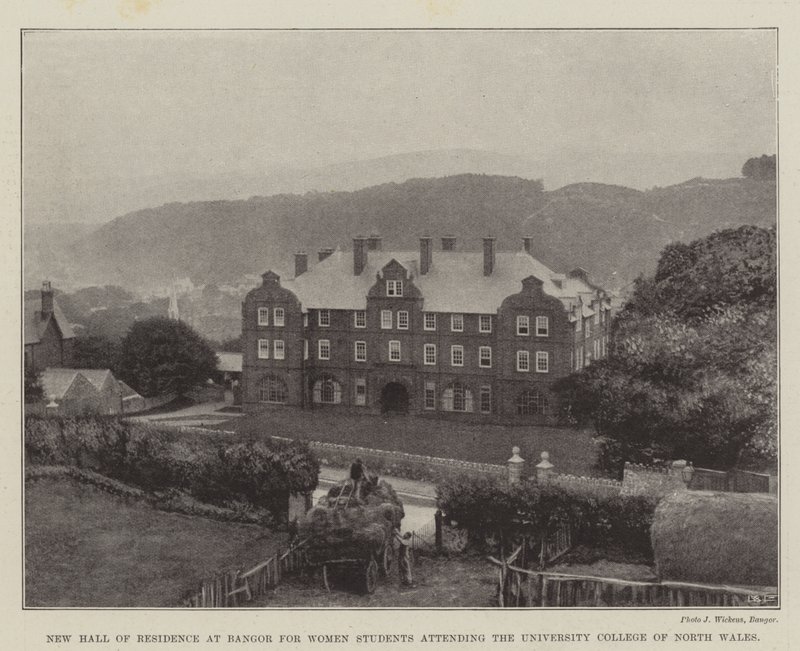Nová kolej v Bangoru pro studentky navštěvující University College of North Wales od English Photographer