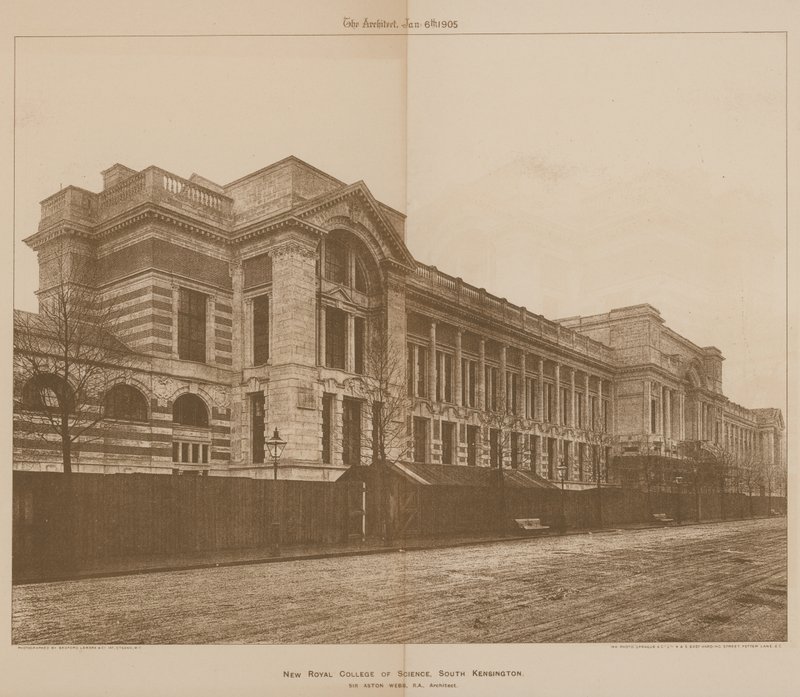 New Royal College of Science, South Kensington od English Photographer