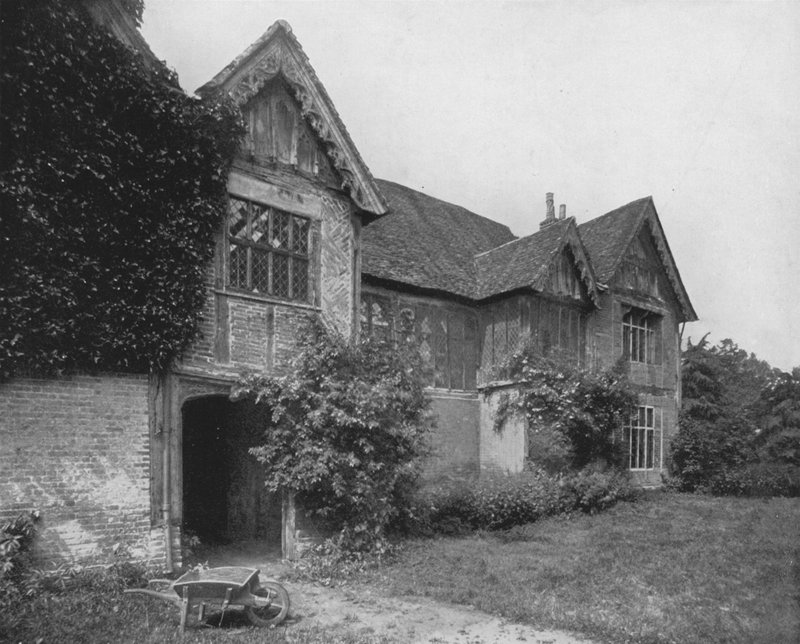 Ockwells Manor (černobílá fotografie) od English Photographer