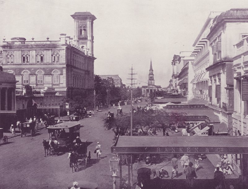 Old Court House Street, Kalkata od English Photographer