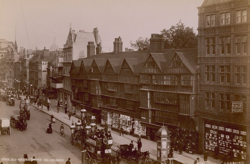 Staré domy, Staple Inn, Holborn od English Photographer
