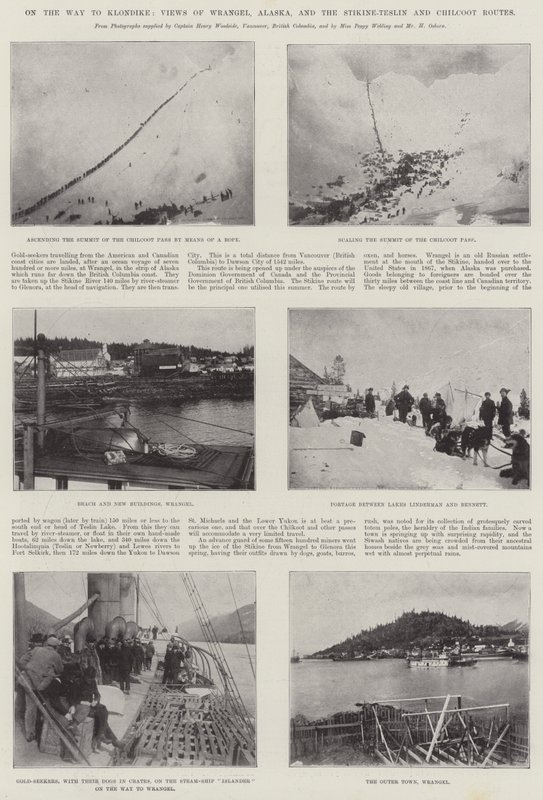 Na cestě na Klondike, výhledy na Wrangell, Aljašku a stezky Stikine-Teslin a Chilkoot od English Photographer