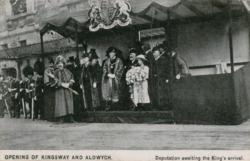 Otevření Kingsway a Aldwych od English Photographer