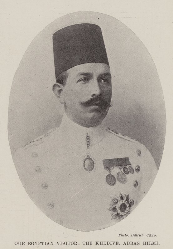 Náš egyptský návštěvník, Khedive, Abbas Hilmi od English Photographer