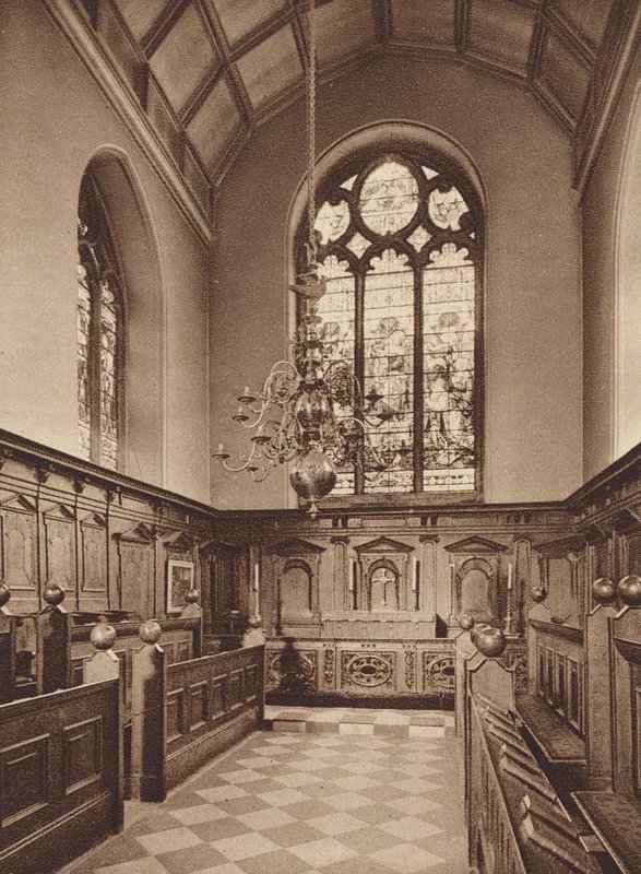 Oxford: Oriel College, kaple (čb fotografie) od English Photographer