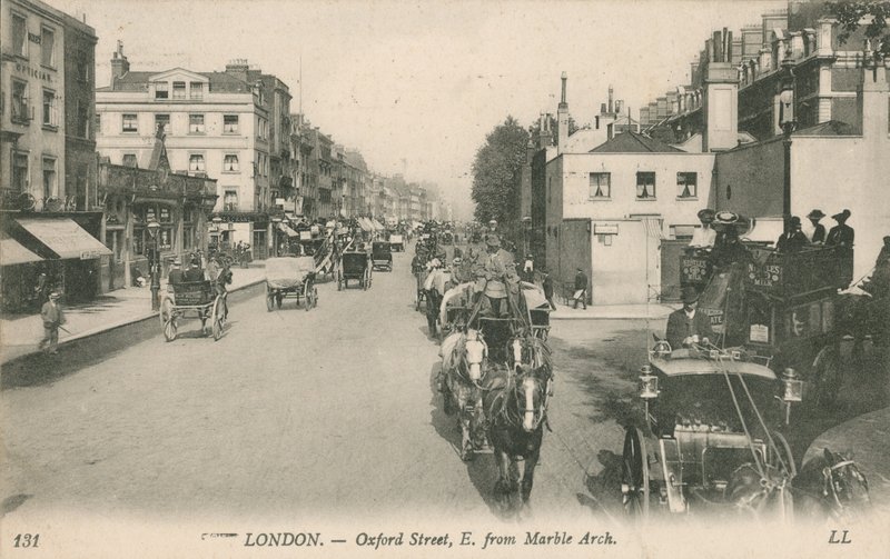 Oxford Street, východně od Marble Arch od English Photographer