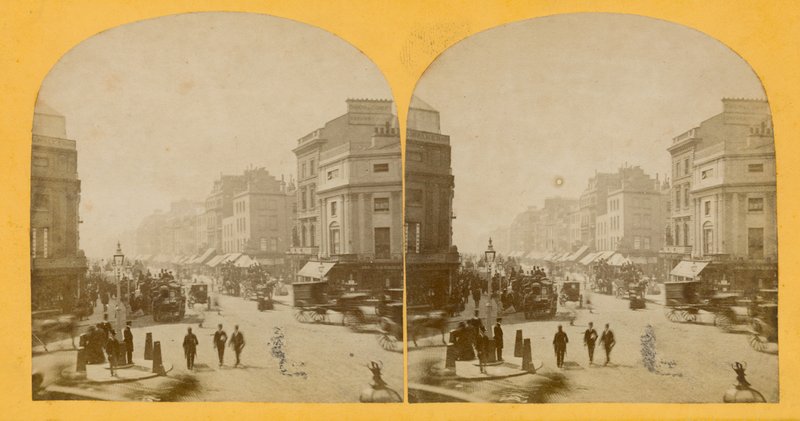 Oxford Street, Regent Circus, Londýn od English Photographer