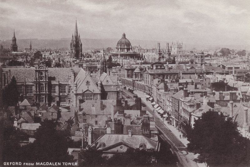 Oxford z Magdalen Tower od English Photographer