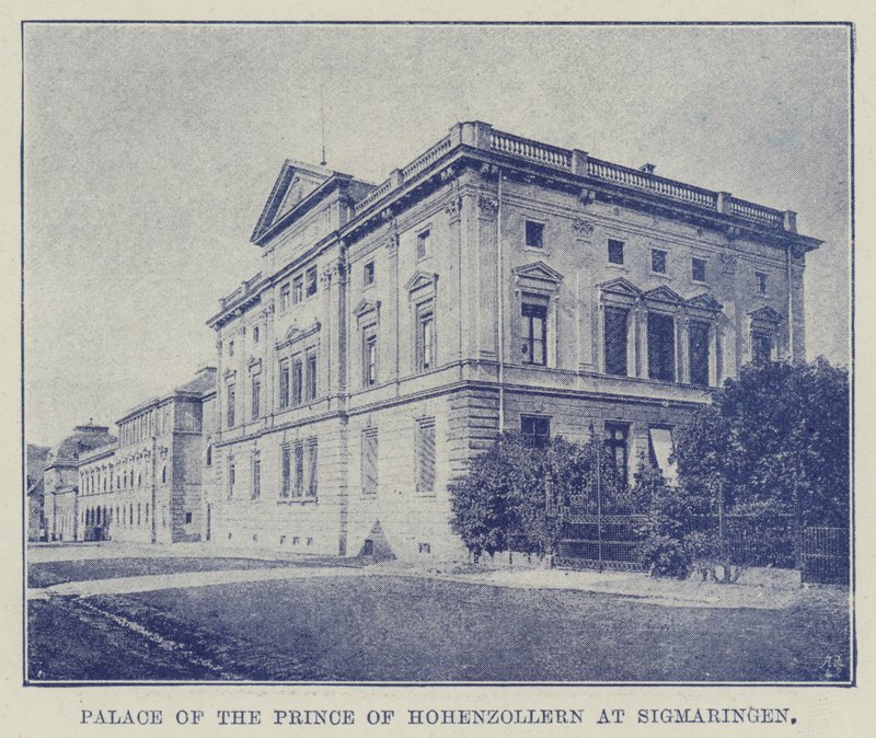 Palác prince z Hohenzollernu v Sigmaringenu od English Photographer