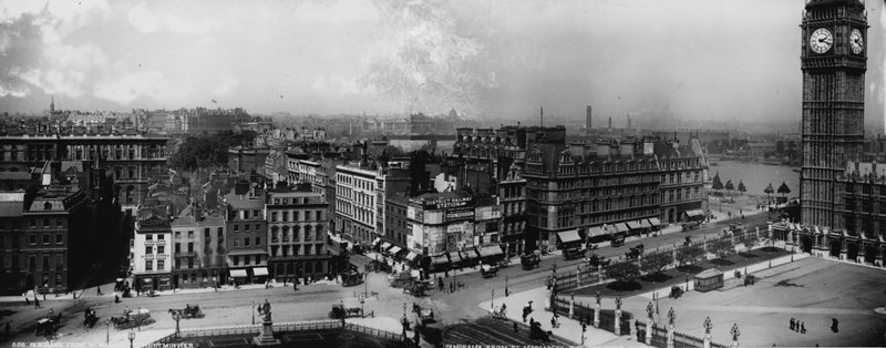Panorama ze St Margarets, Westminster, Londýn od English Photographer