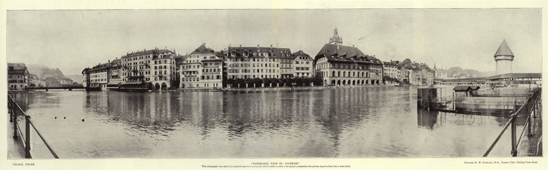 Panoramatický výhled na Lucern od English Photographer