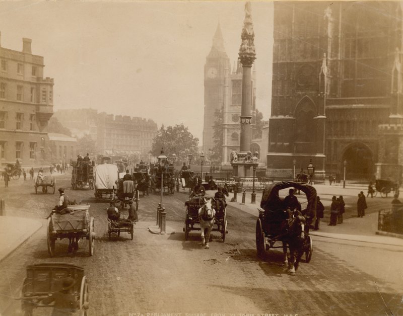 Parliament Square z Victoria Street v Londýně od English Photographer