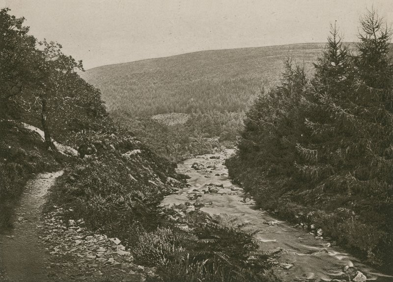 Cesta Bagworthy Water, údolí Doone od English Photographer